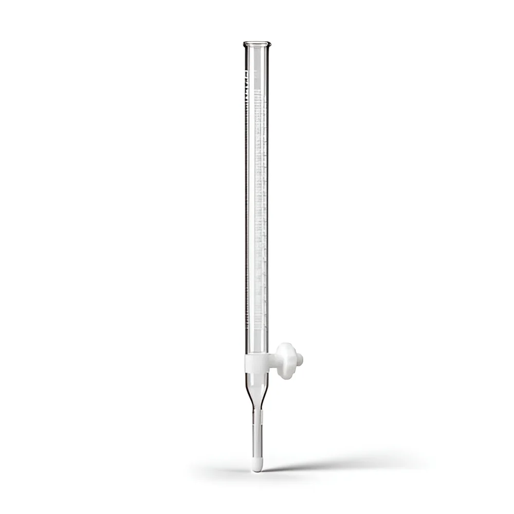 Bureta de 50 ml con llave de PTFE