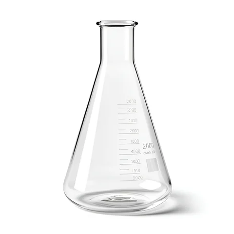 Matraz Erlenmeyer de boca estrecha, 2000 ml