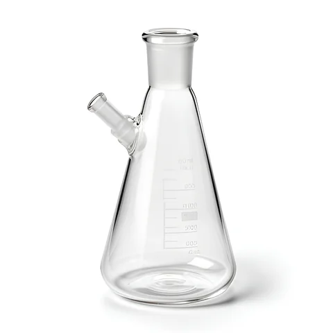 Matraz kitasato de 500 ml con oliva lateral