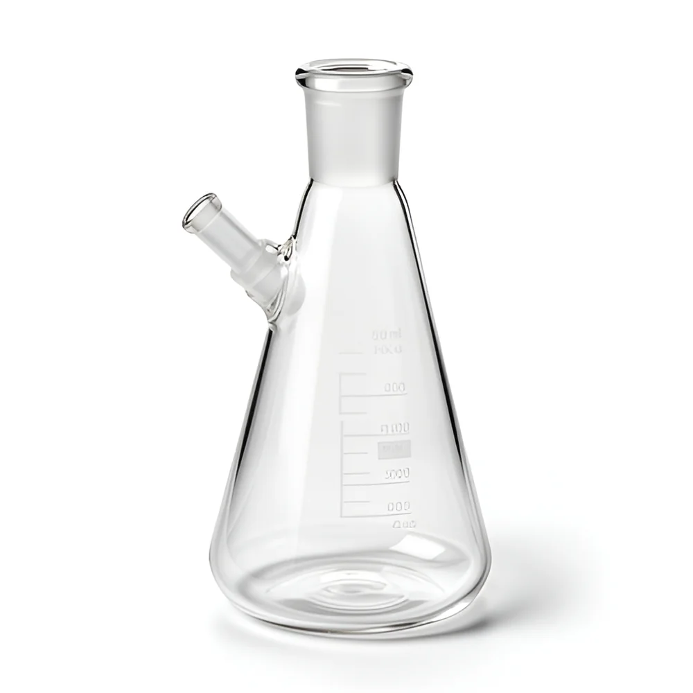 Matraz kitasato de 500 ml con oliva lateral