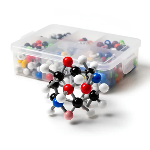 Kit de modelos moleculares de química orgánica, 118 piezas