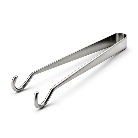 Pinzas de crisol de acero inoxidable, 25 cm