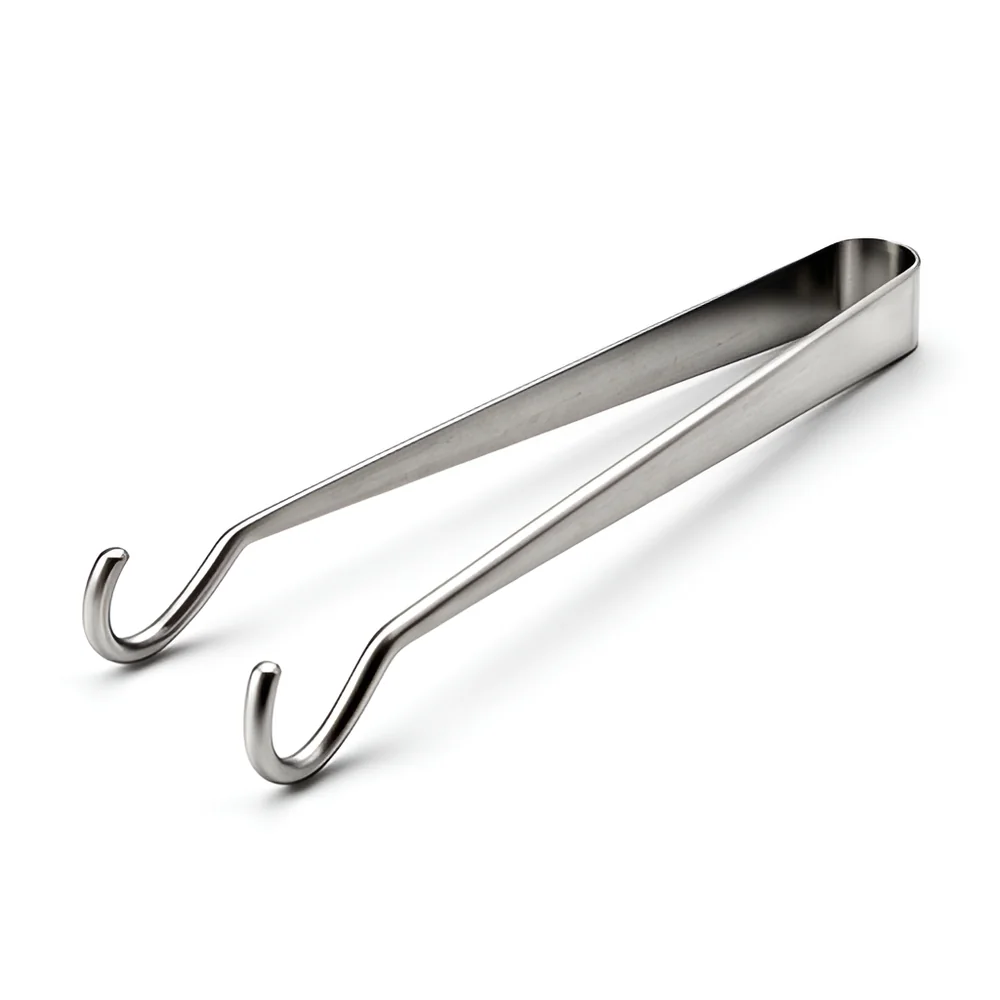 Pinzas de crisol de acero inoxidable, 25 cm